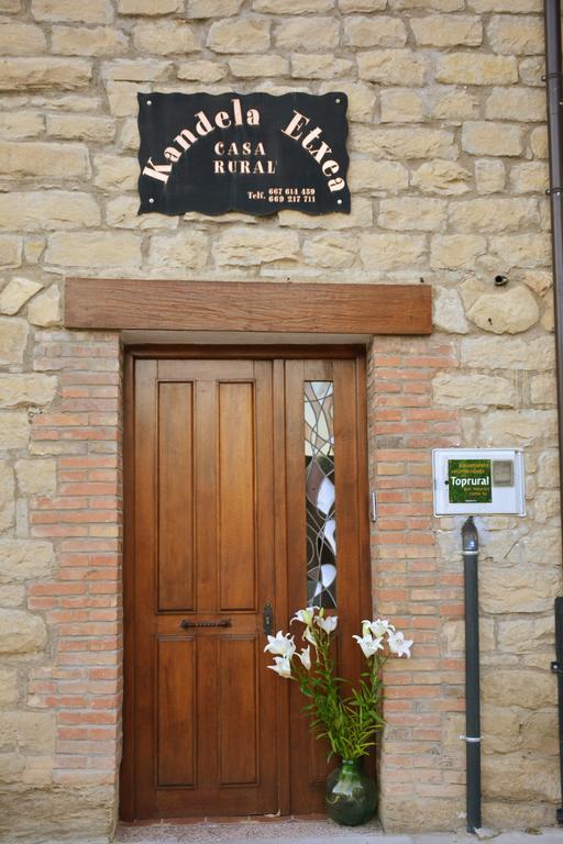 Casa Rural Kandela Etxea La puebla de Labarca Exteriör bild