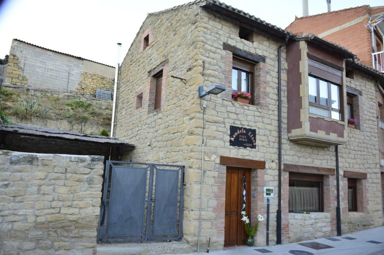 Casa Rural Kandela Etxea La puebla de Labarca Exteriör bild